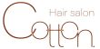 Hair salon Cotton　ロゴ